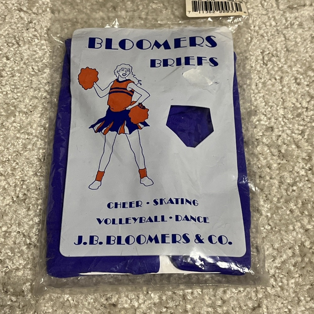 NOS Bloomers Briefs Cheer Skating Volleyball Dance Purple Adult Small